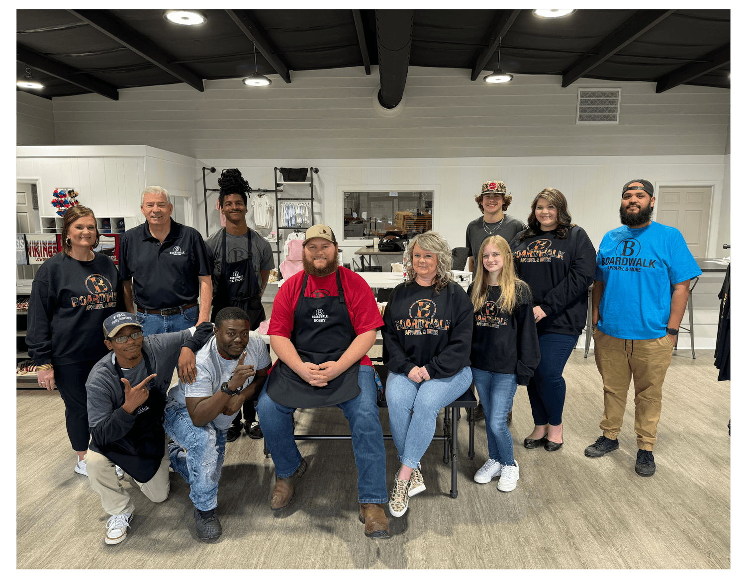 The Boardwalk USA team at their Valdosta, GA shop